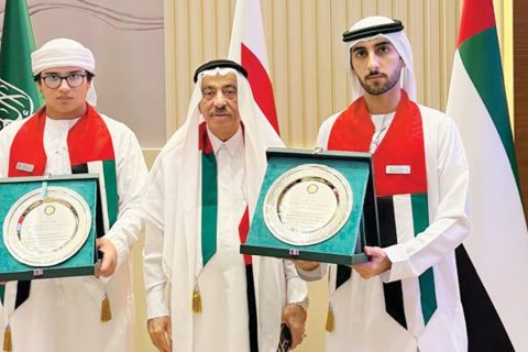 إنجاز إماراتي جديد.. مخترعان واعدان على منصة التكريم الخليجي